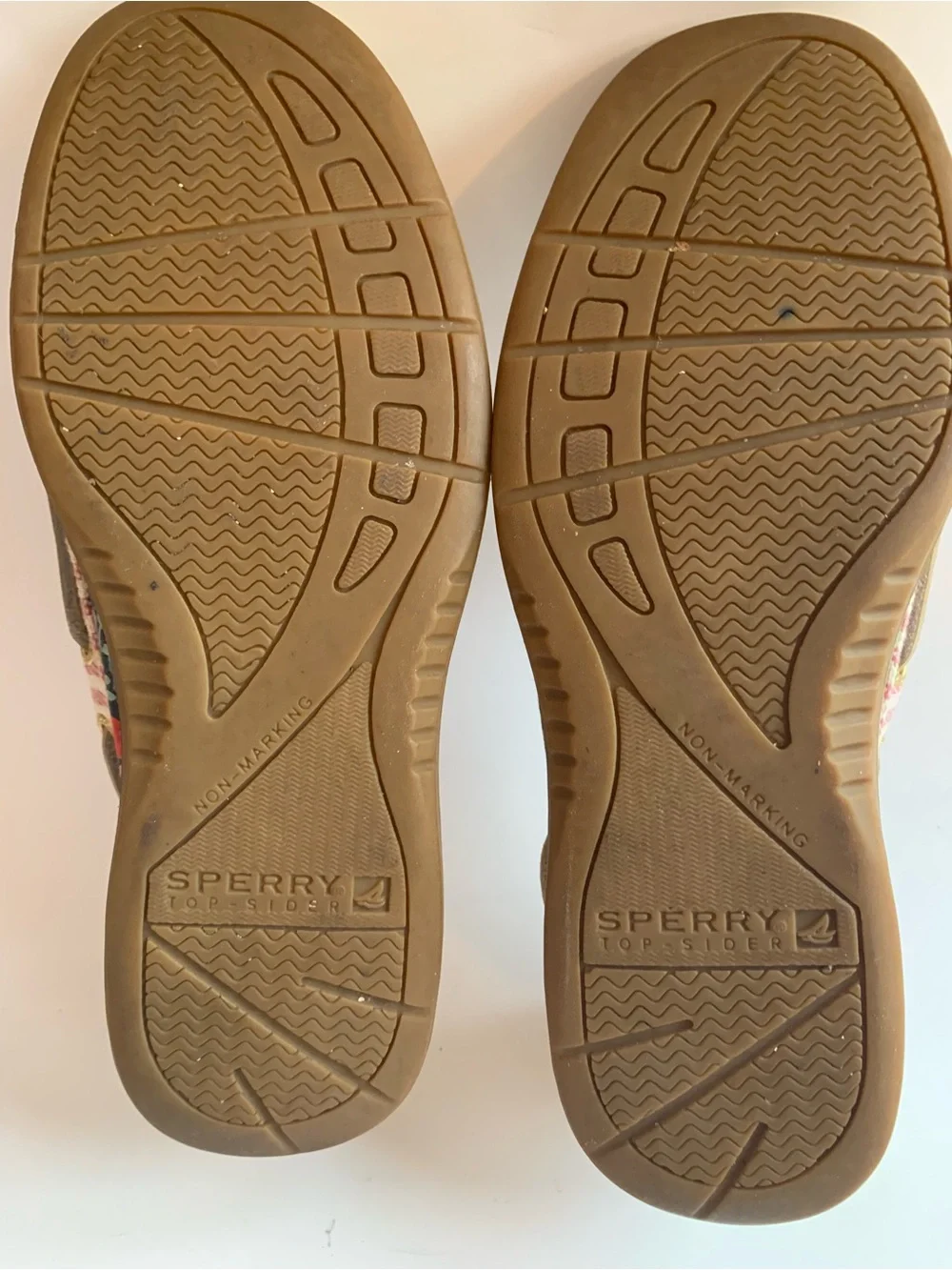Sperry Woman Topsider Angelfish Stripes Flowers Slip On Boat Shoes